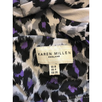 Karen Millen Purple, Black, Grey Animal Print Dress