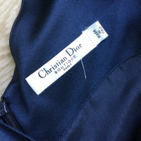 Christian Dior Abito di seta in blu