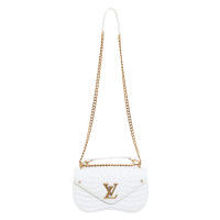 Louis Vuitton Umhängetasche aus Leder in Weiß