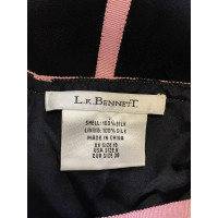 L.K. Bennett Kleid in Schwarz/Rosa