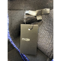 Maje Mouwloze jurk in blauw