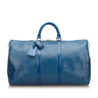 Louis Vuitton Keepall 50 Leather in Blue