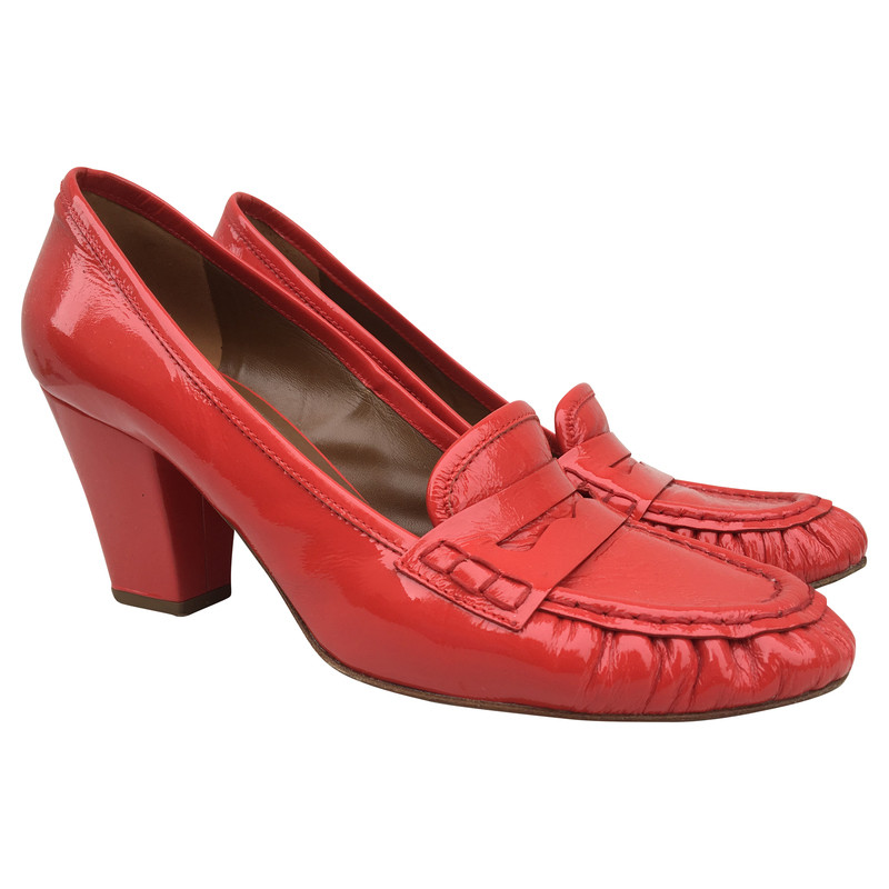 Hobbs Red patent leather shoes