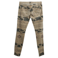 Current Elliott Patterned trousers in Beige / Bunt