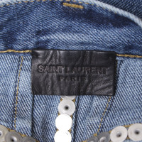 Saint Laurent Jeans im Used-Look