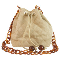 Chanel Shoulder bag Linen in Cream