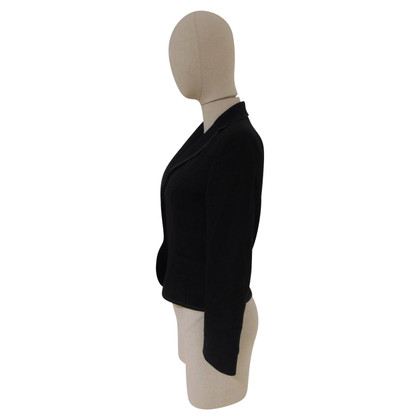 Valentino Garavani Valentino black cotton blazer jacket