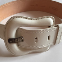 Fendi White patent leather belt