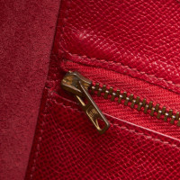 Hermès Tsako in Pelle in Rosso