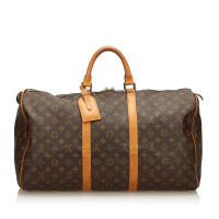 Louis Vuitton Keepall 50 Canvas in Bruin