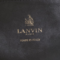 Lanvin Shopper in Pelle in Nero