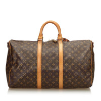 Louis Vuitton Keepall 50 en Toile en Marron