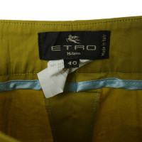 Etro Broek in groen