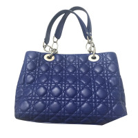 Christian Dior Soft Lady Dior Leather in Blue