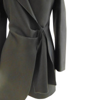 Giorgio Armani Giorgio Armani black latex coat