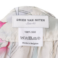 Dries Van Noten Jupe avec un motif floral