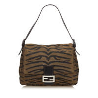 Fendi Baguette Bag Micro in Marrone