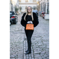 Hermès Birkin Bag 25 Leather in Orange