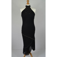 Karen Millen Black silk midi dress