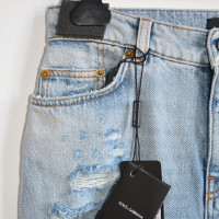 Dolce & Gabbana Jeans mit Himbeer-Applikation