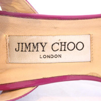 Jimmy Choo Sandales en cuir verni