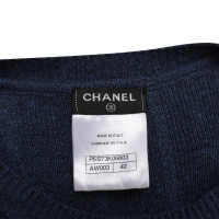 Chanel Brei Top in Blauw