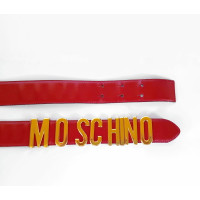 Moschino Cintura rossa con logo