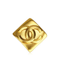 Chanel Goudkleurige metalen broche