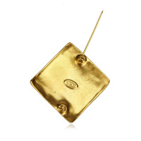 Chanel Broche métallique dorée