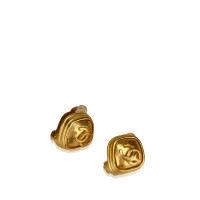 Chanel Clous d&#39;oreilles clipsés dorés