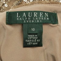 Ralph Lauren Paillettenkleid in Goldfarben
