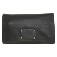 Emanuel Ungaro Clutch Bag Leather in Black