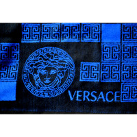 Versace Écharpe en laine avec motif