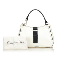 Christian Dior Zweifarbige Handtasche aus Leder