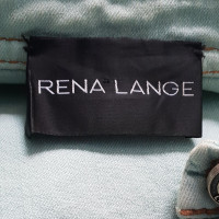 Rena Lange Denim jas in lichtgroen