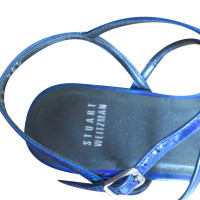 Stuart Weitzman blauwe sandalen