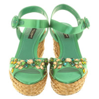 Dolce & Gabbana Wedges in green