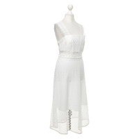 Sandro Robe en dentelle blanche