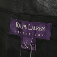 Ralph Lauren Leather skirt in black