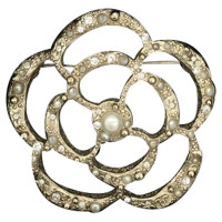 Chanel camellia broche