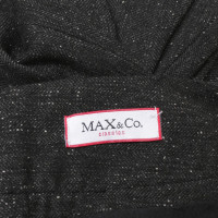 Max & Co Tweed Jupe en gris / noir / blanc