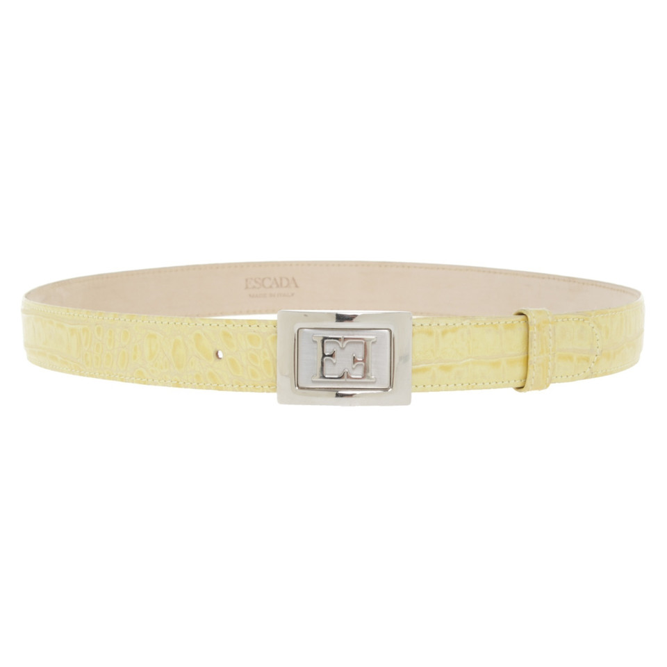 Escada Belt in yellow