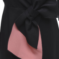 Au Jour Le Jour Wrap dress with bow tie application