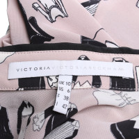 Victoria By Victoria Beckham zijden jurk met patroon