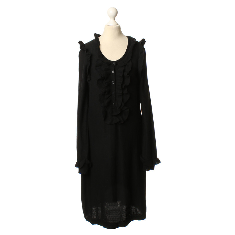 Sonia Rykiel Gebreide jurk in zwart