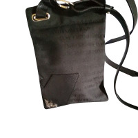 Armani Shoulder bag Canvas in Black