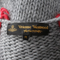 Vivienne Westwood Strickjacke in Grau/Rot