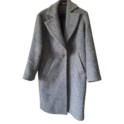 Liu Jo Jacke/Mantel aus Wolle in Grau