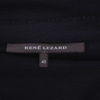 René Lezard Top in donkerblauw