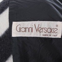 Versace Manteau en laine surdimensionné